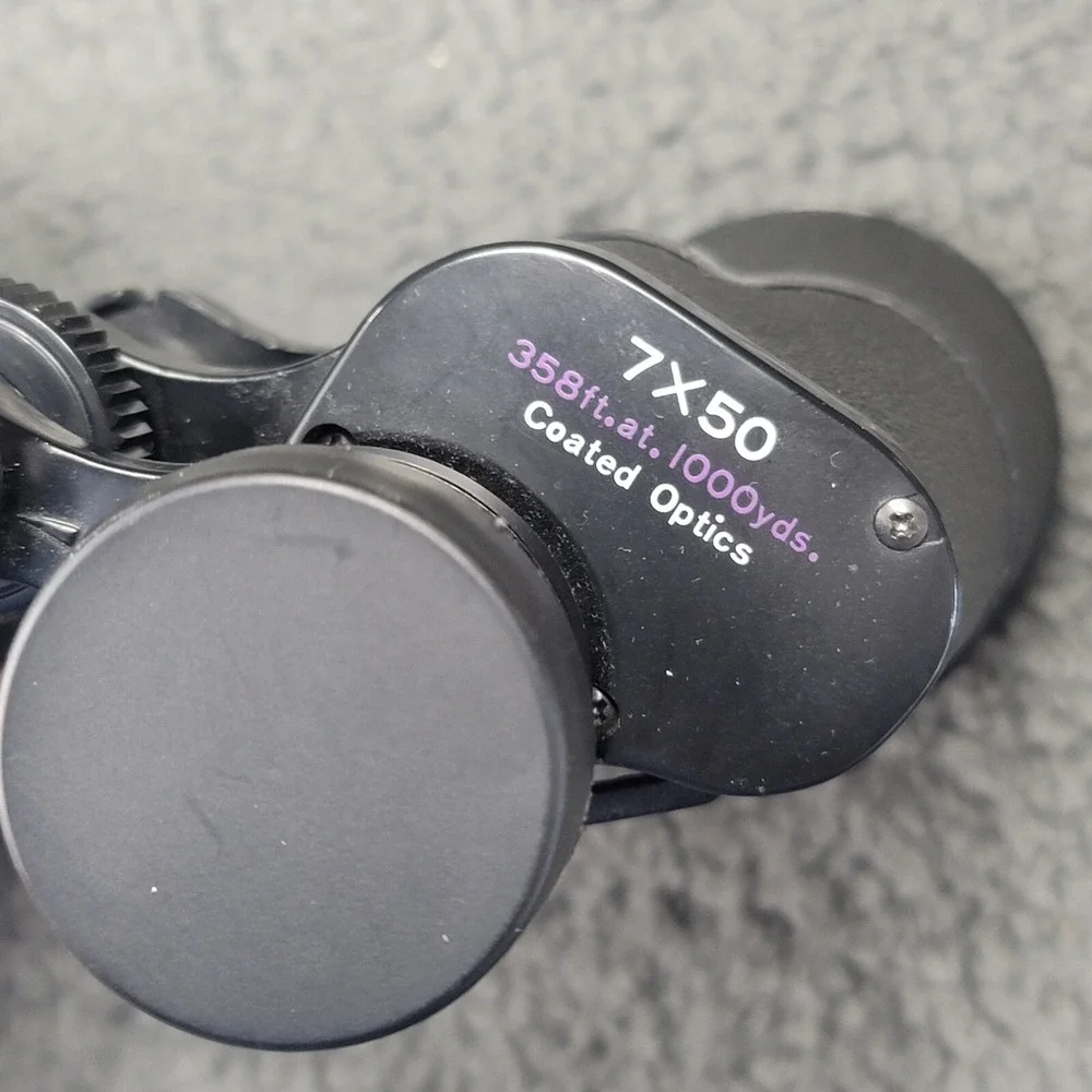 Vintage Western Field Binoculars Blk 7x50 357 Feet at 1000 Yards Art‎ No 35082